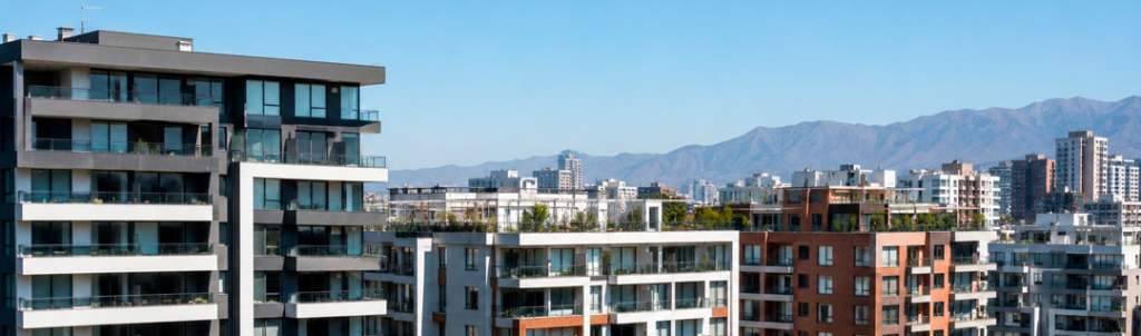 Edificios de departamentos acogidos a los beneficios DFL2 en Santiago